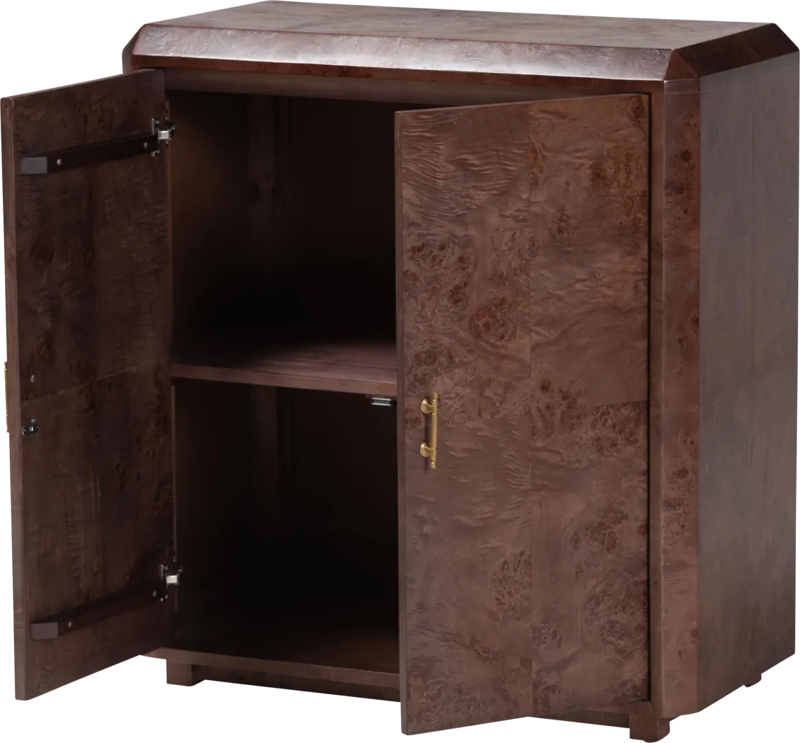 Primsun Dark Brown Accent Cabinet - Thumbnail - Image 6