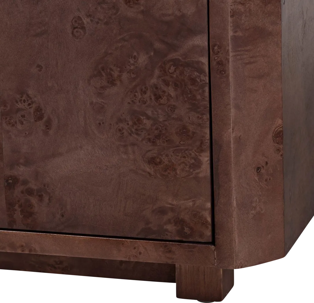 Primsun Dark Brown Accent Cabinet - Thumbnail - Image 7