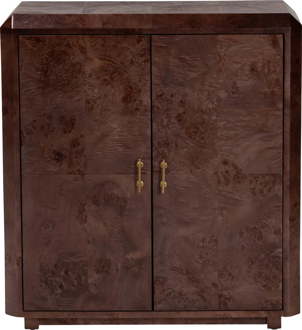 Primsun Dark Brown Accent Cabinet - Thumbnail - Image 8