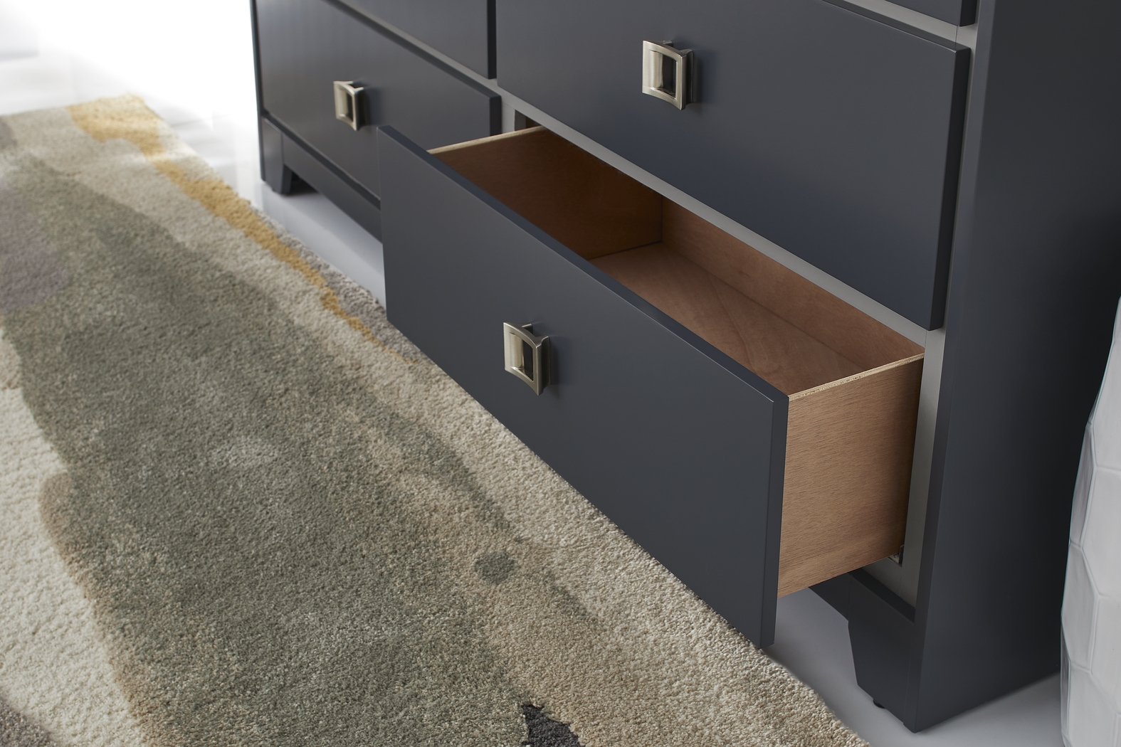 Princeton Hall Blue 5 Pc King Bedroom - Thumbnail - Image 9