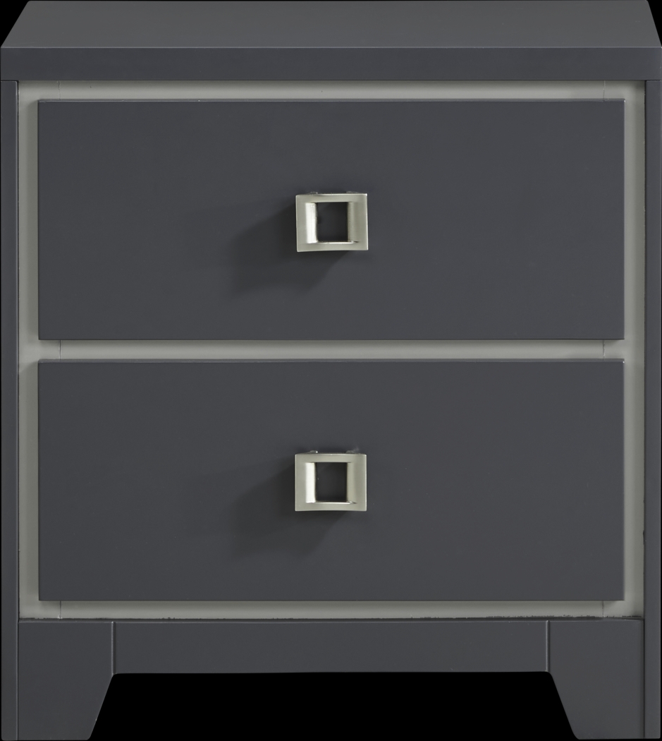 Princeton Hall Blue 5 Pc Queen Bedroom - Thumbnail - Image 4