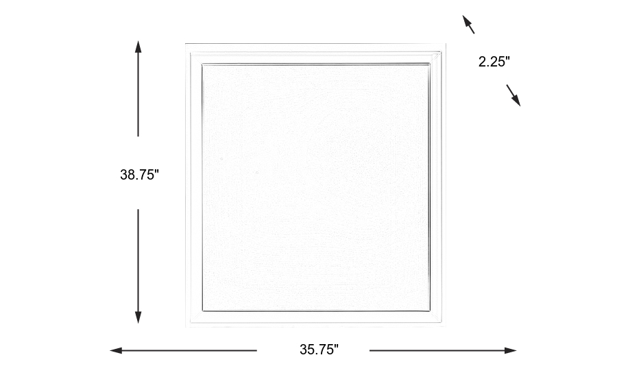 Dimension Image. Please refer to the Dimension Tab on this page for dimension details.