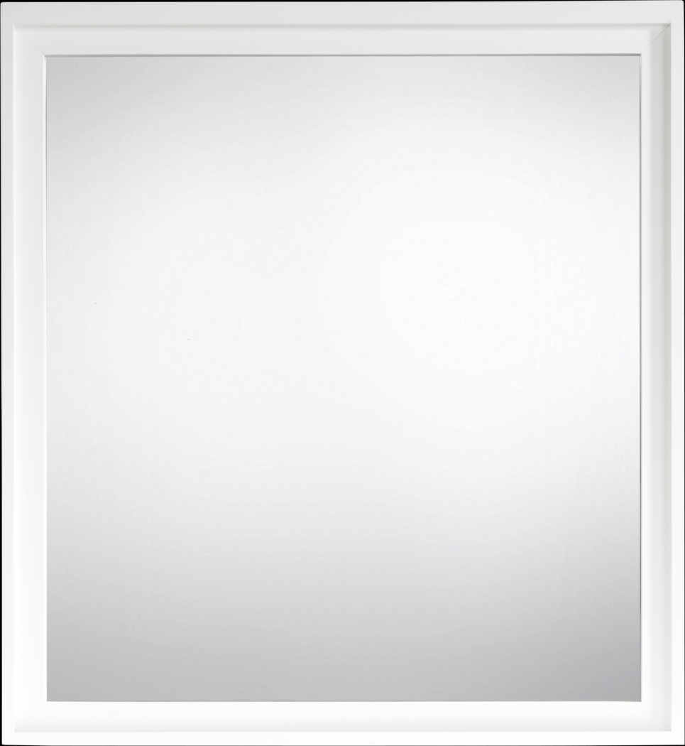 Princeton Hall White Mirror - Thumbnail - Image 1