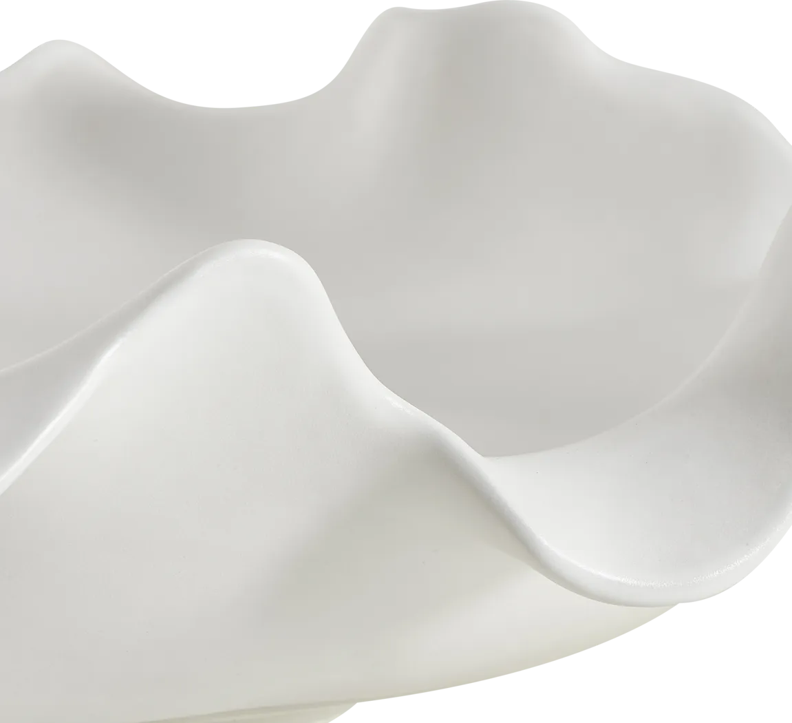 Priscia White Outdoor Bowl - Thumbnail - Image 4