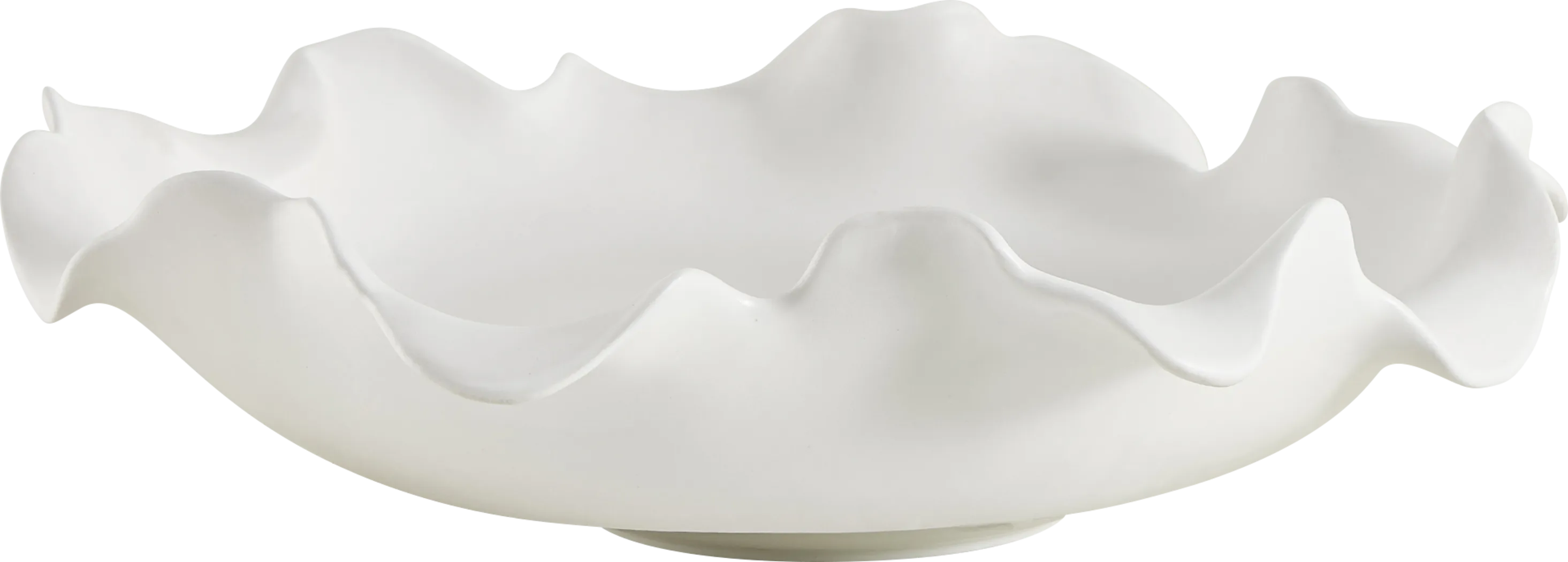 Priscia White Outdoor Bowl - Thumbnail - Image 1