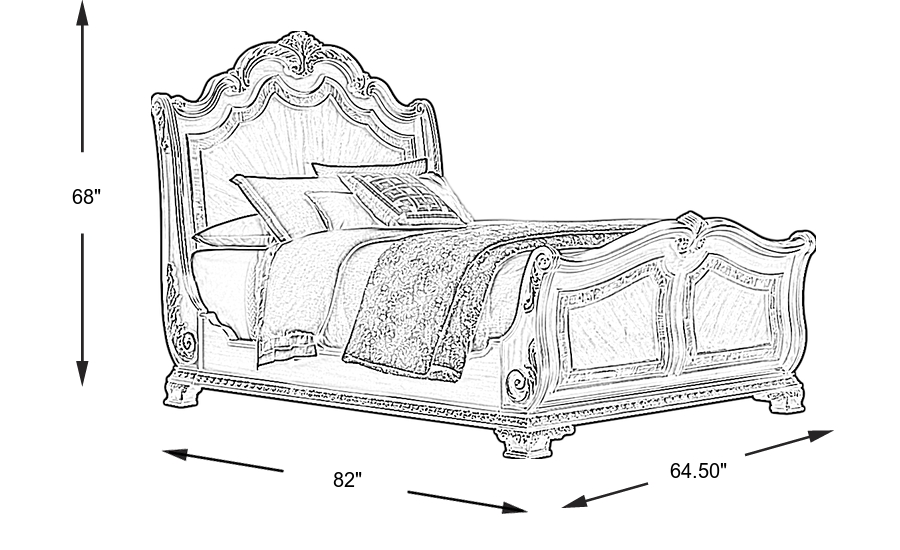 Dimension Image. Please refer to the Dimension Tab on this page for dimension details.