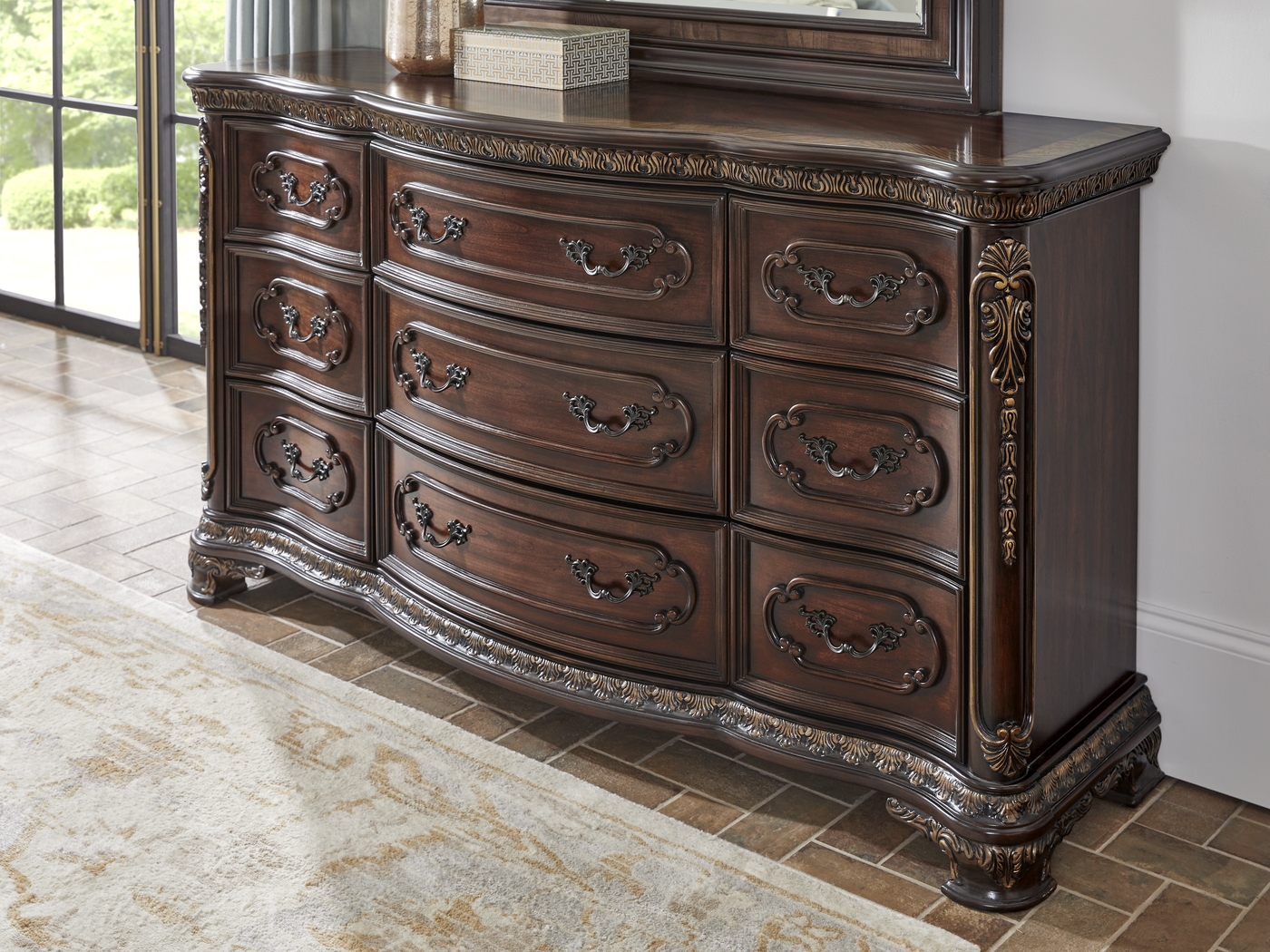 Priscilla Brown Cherry Dresser - Thumbnail - Image 2