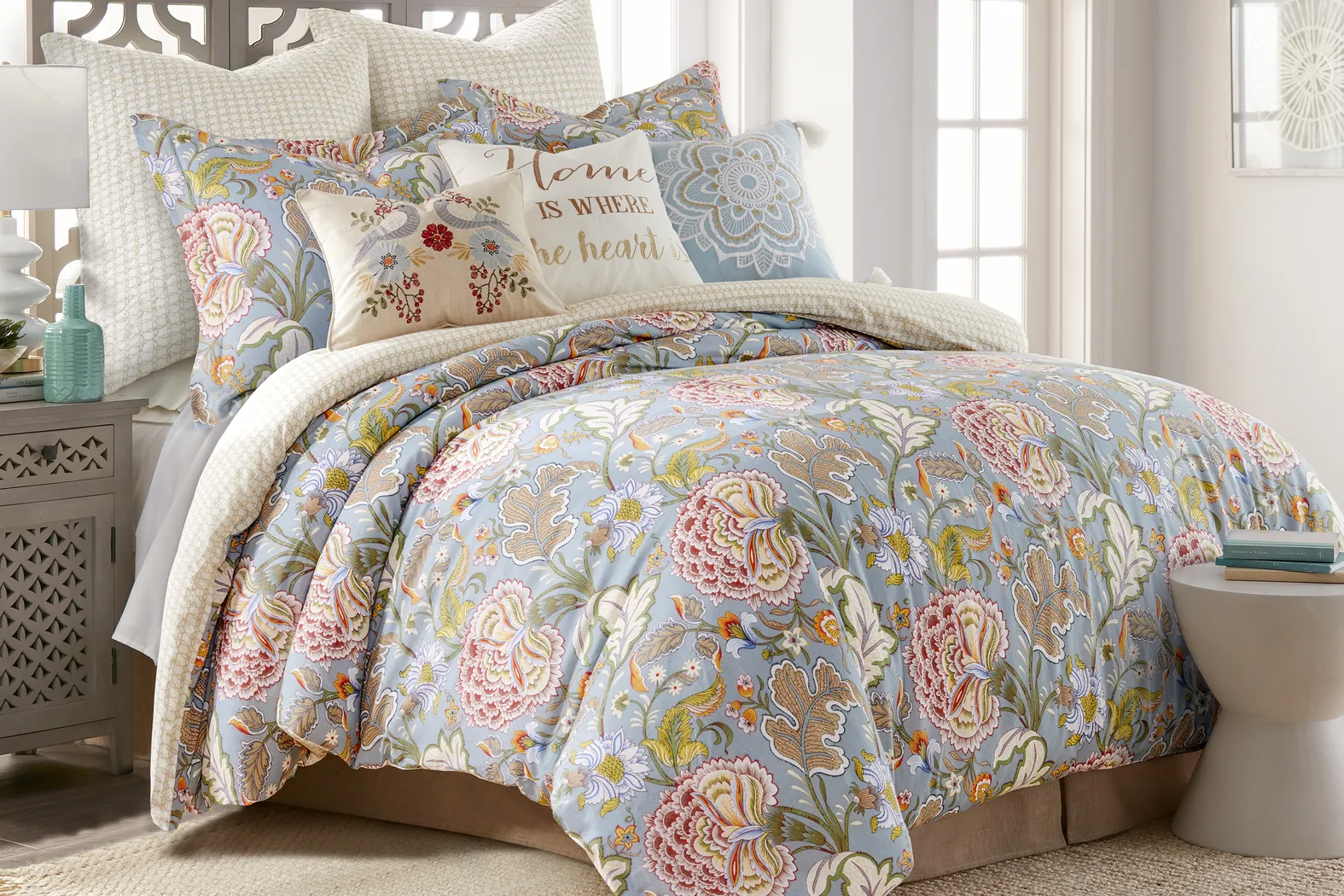 Prixi Multi 3 Pc Full/Queen Duvet Cover Set - Thumbnail - Image 2