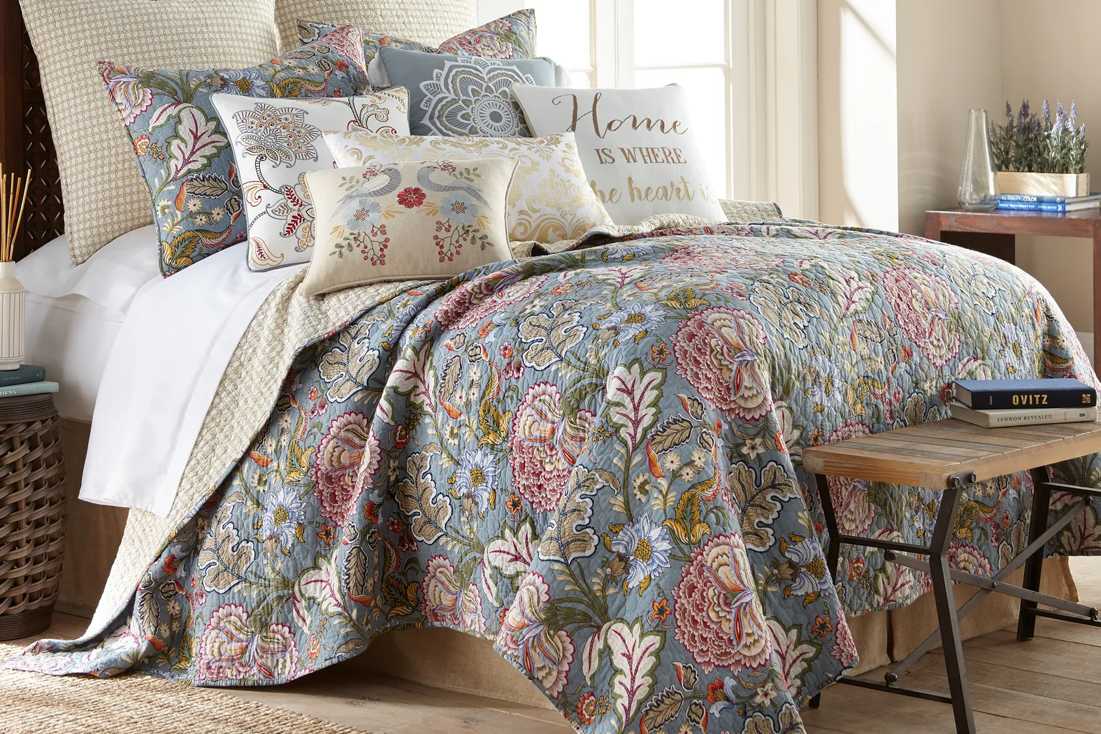 Prixi Multi 3 Pc Full/Queen Quilt Set - Thumbnail - Image 2