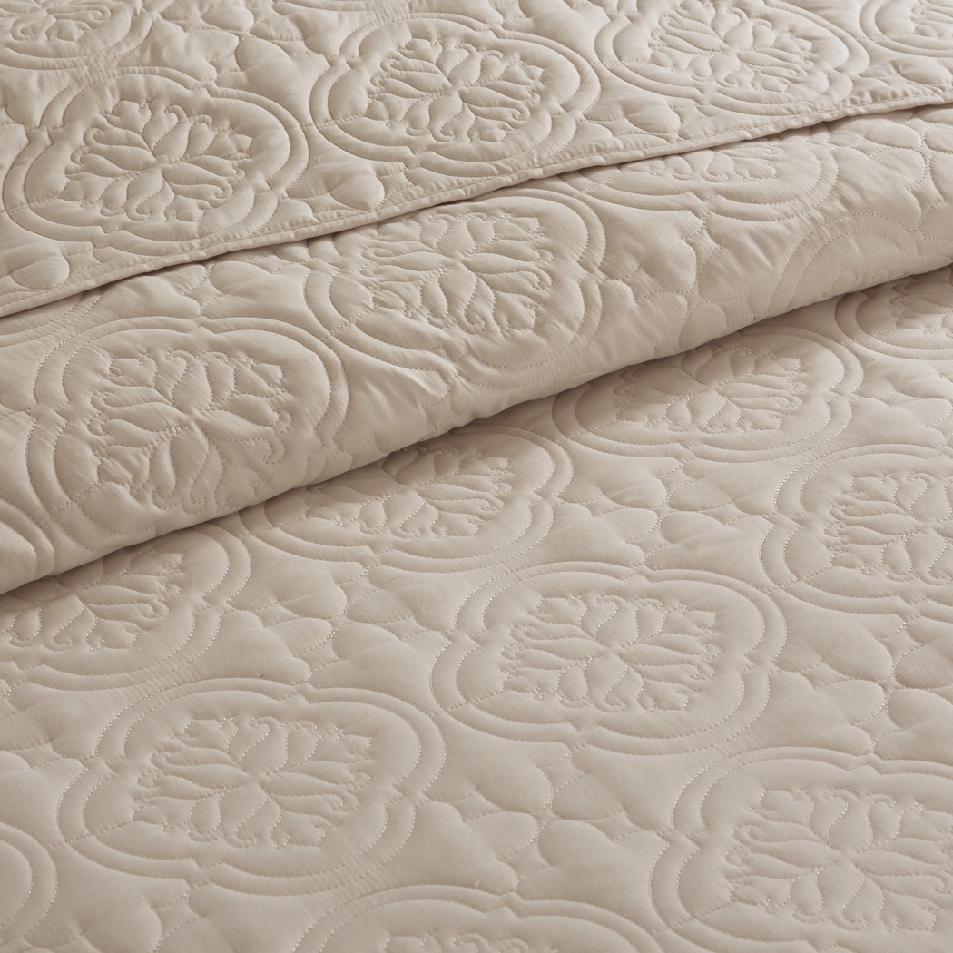Probandt Beige 3 Pc King/California King Bedspread Set - Thumbnail - Image 9