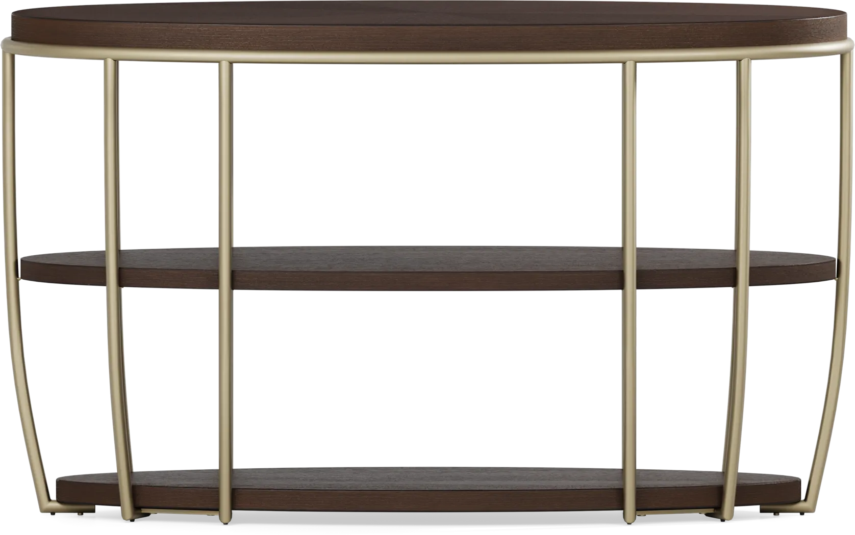 Prospect Heights Brown Cherry Finish Sofa Table - Thumbnail - Image 2