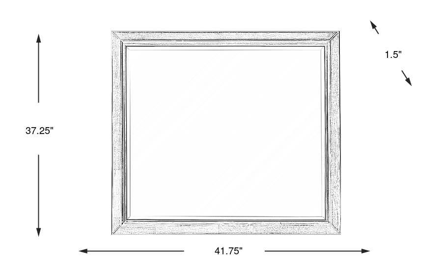 Dimension Image. Please refer to the Dimension Tab on this page for dimension details.