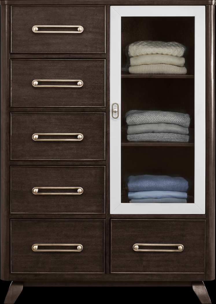 Prospect Heights Dark Brown Door Chest - Thumbnail - Image 3