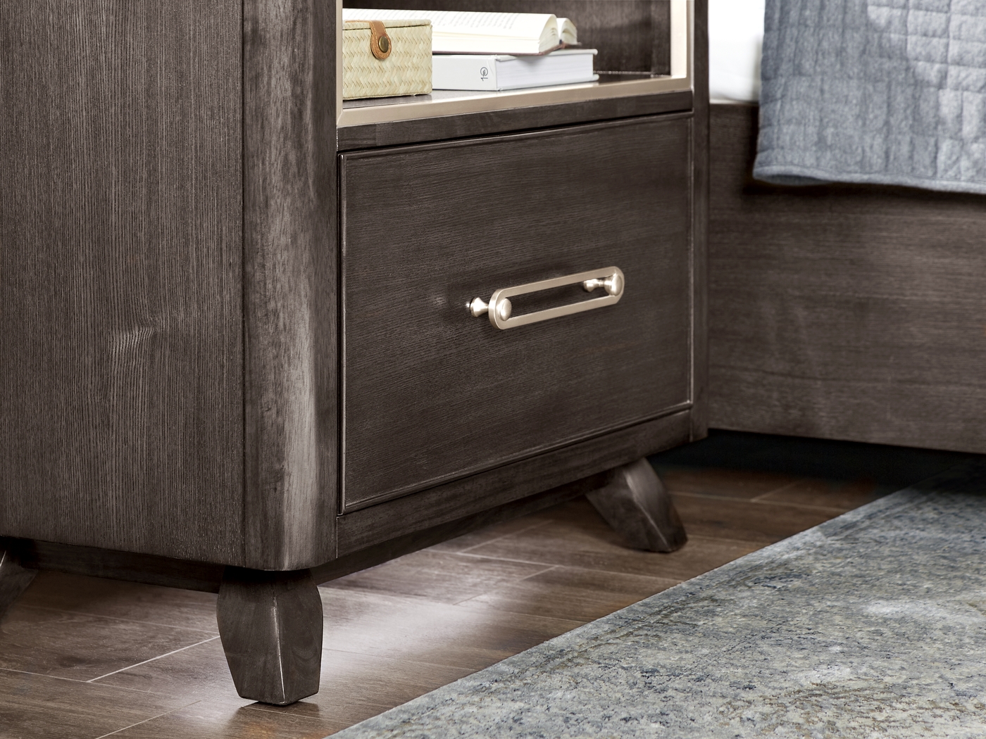 Prospect Heights Dark Brown 7 Pc King Canopy Bedroom - Thumbnail - Image 9