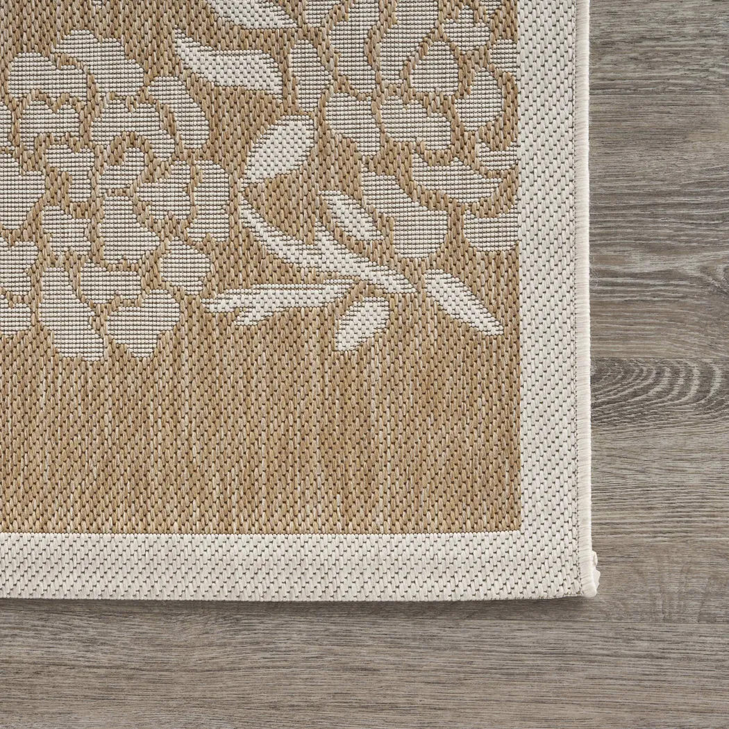 Protawa Beige 7'9 x 9'5 Indoor/Outdoor Rug - Thumbnail - Image 4