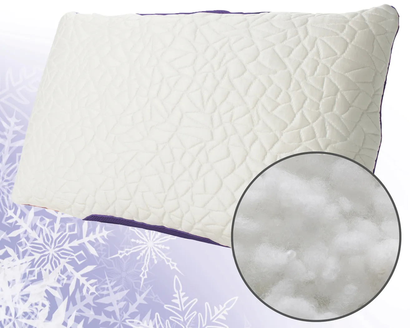 Protect-A-Bed Therm-A-Sleep Snow Classic Cooling Medium Pillow - Thumbnail - Image 2