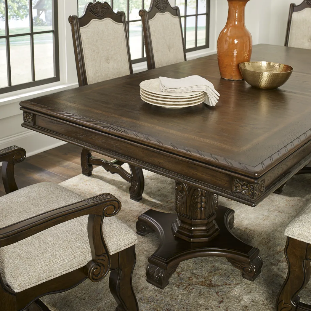 Provence Park Brown Rectangle Dining Table - Image 5