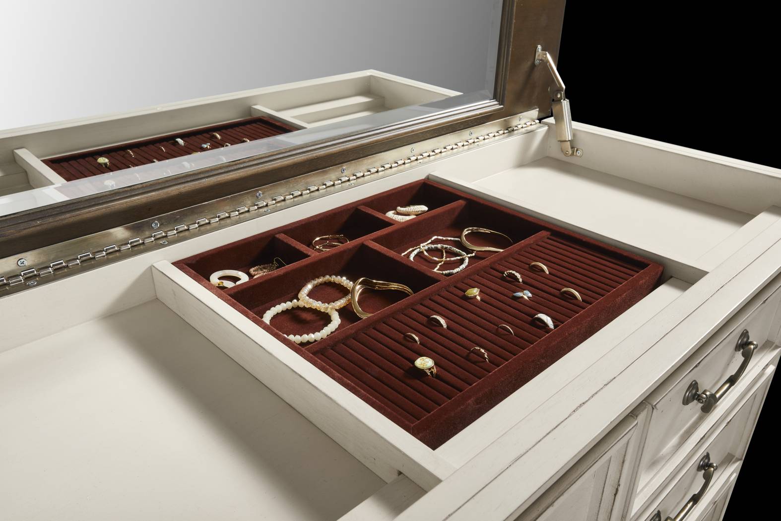 Provence White 5 Pc Queen Storage Bedroom - Thumbnail - Image 10