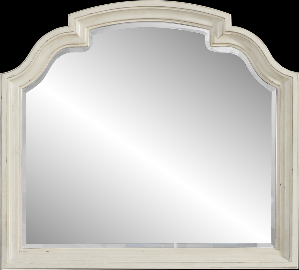 Provence White 7 Pc Queen Panel Bedroom - Thumbnail - Image 17