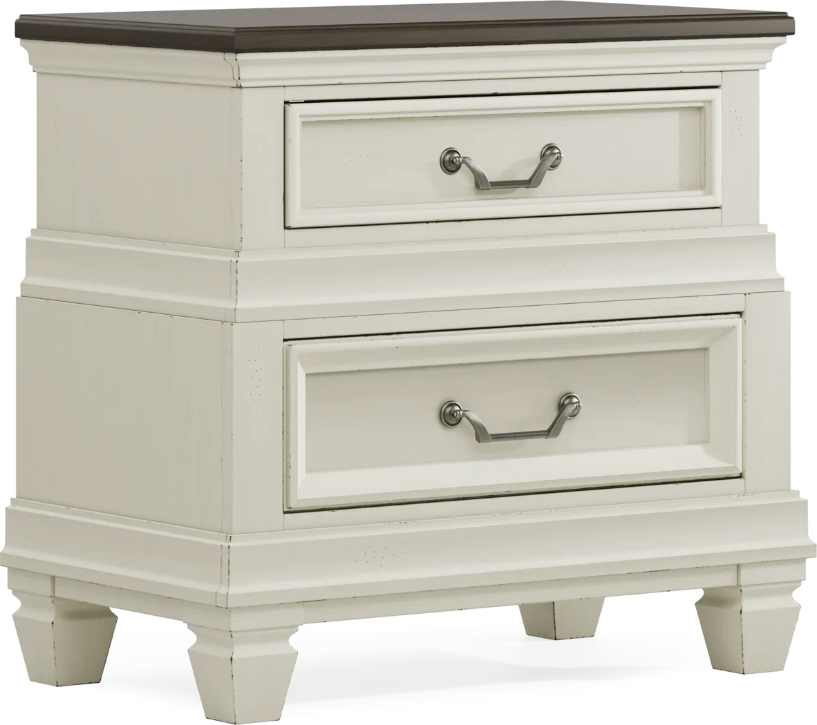 Provence White 7 Pc King Storage Bedroom - Image 17