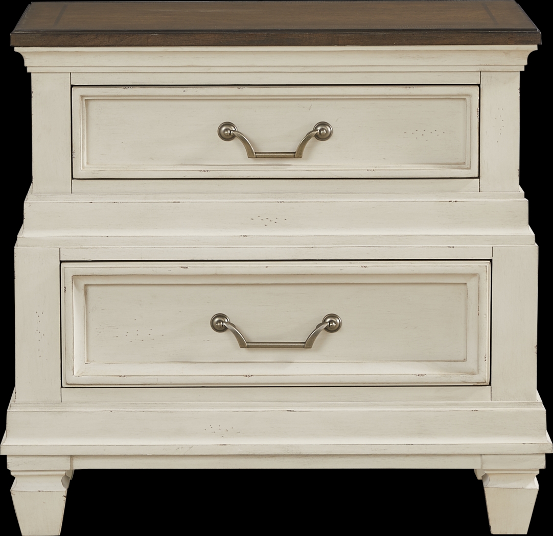 Provence White Nightstand - Thumbnail - Image 1