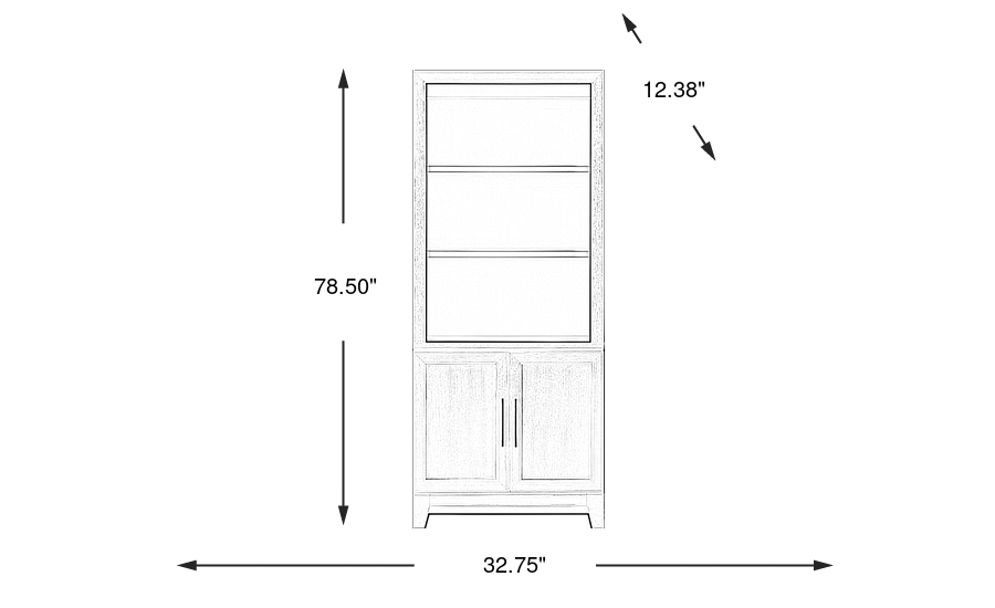 Dimension Image. Please refer to the Dimension Tab on this page for dimension details.