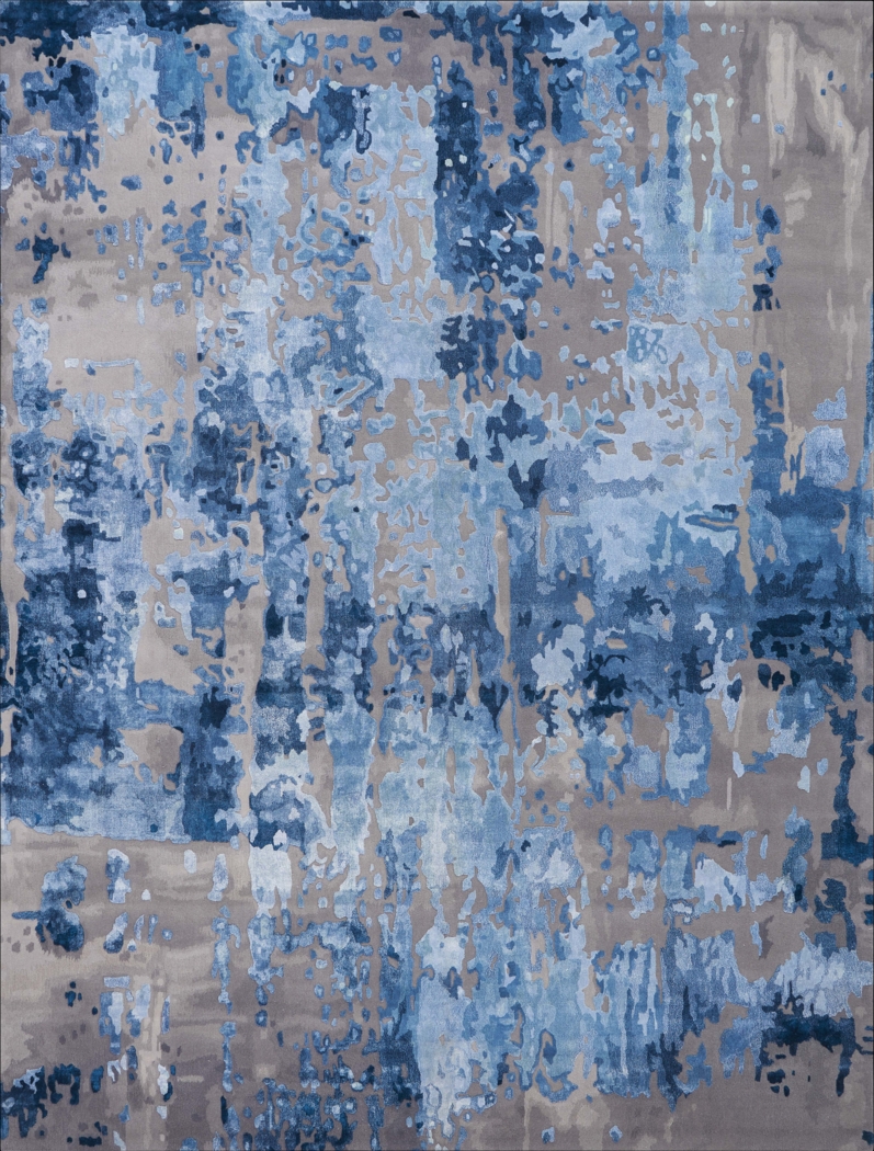 Pruzor Blue/Gray 8'6 x 11'6 Rug - Thumbnail - Image 1