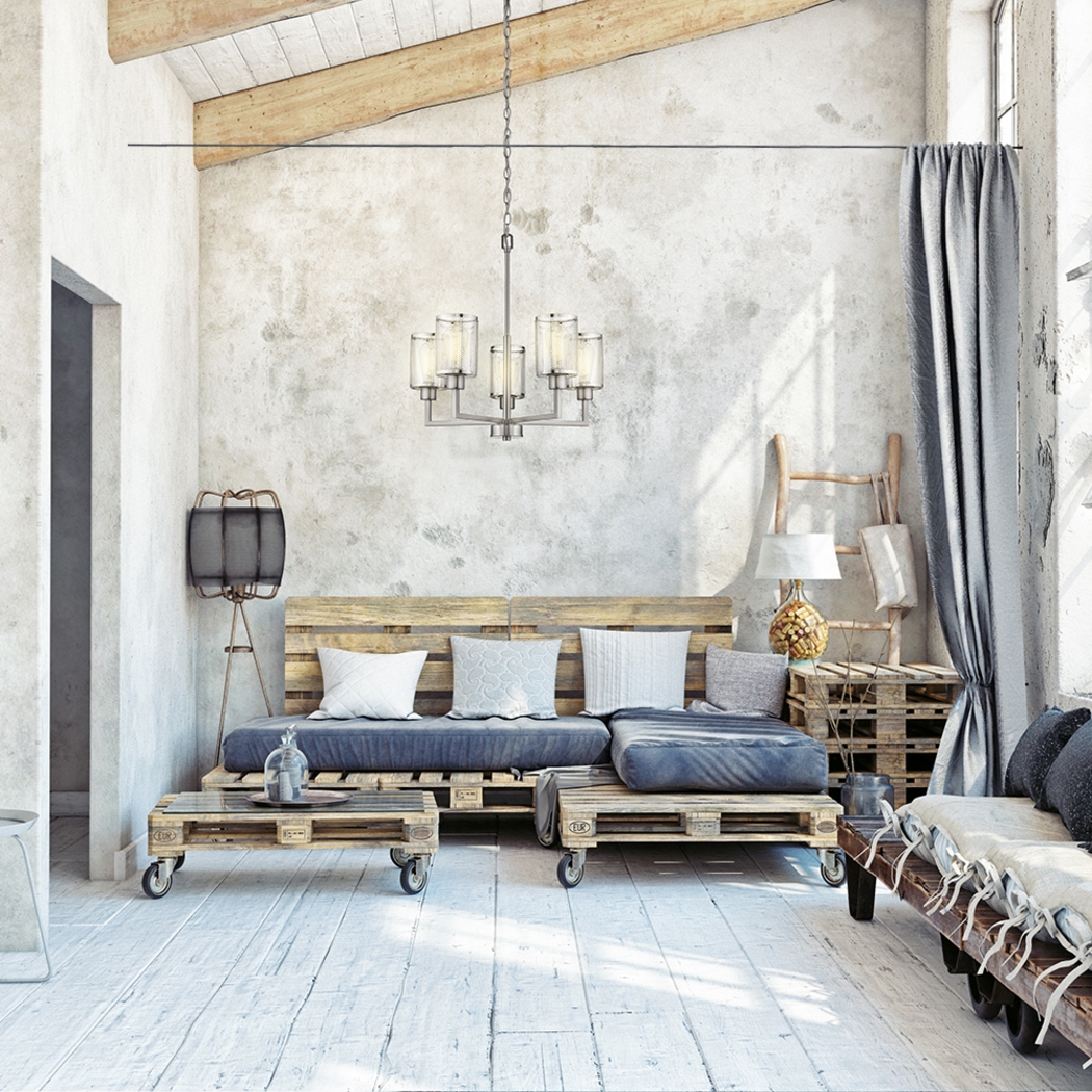 Pulama Nickel Chandelier - Thumbnail - Image 2