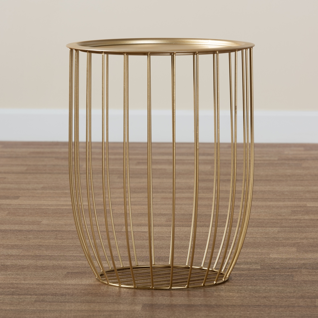 Pummel Gold End Table - Thumbnail - Image 5
