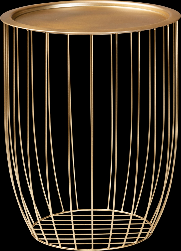 Pummel Gold End Table - Thumbnail - Image 1