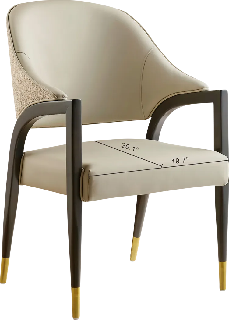 Punui Gray Arm Chair - Thumbnail - Image 3