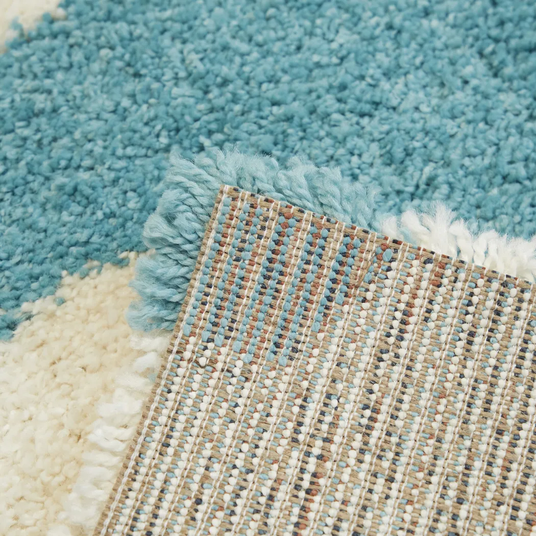 Kids Fluffy Skies Blue 5'3 x 7' Rug - Thumbnail - Image 4