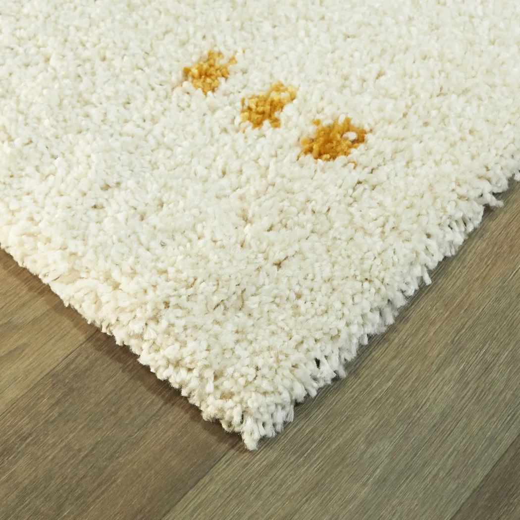 Kids Sunshine Parade Cream 5'3 x 7' Rug - Thumbnail - Image 4