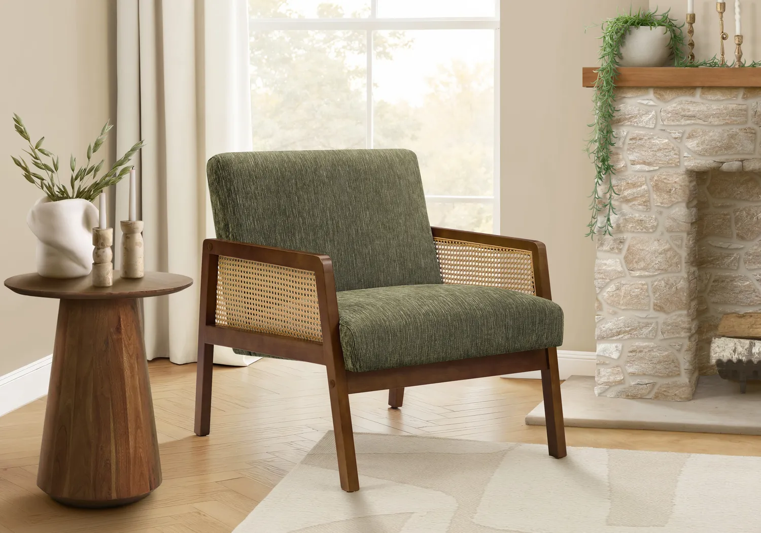Pupun Green Accent Chair - Thumbnail - Image 2