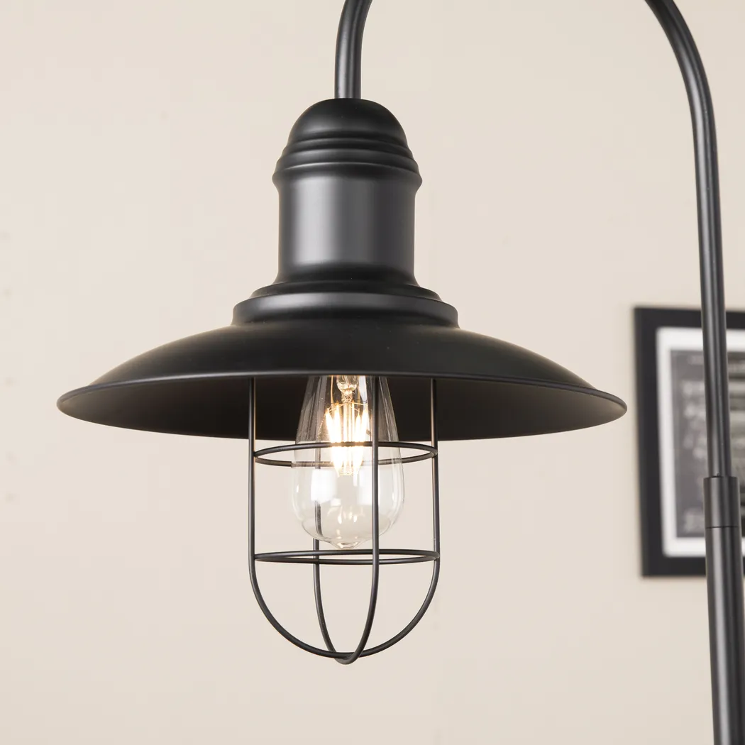 Purcell Black Floor Lamp - Thumbnail - Image 3