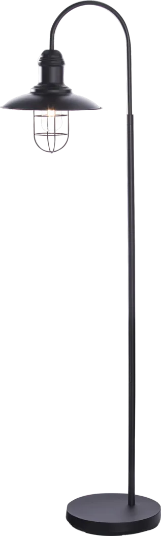 Purcell Black Floor Lamp - Thumbnail - Image 1