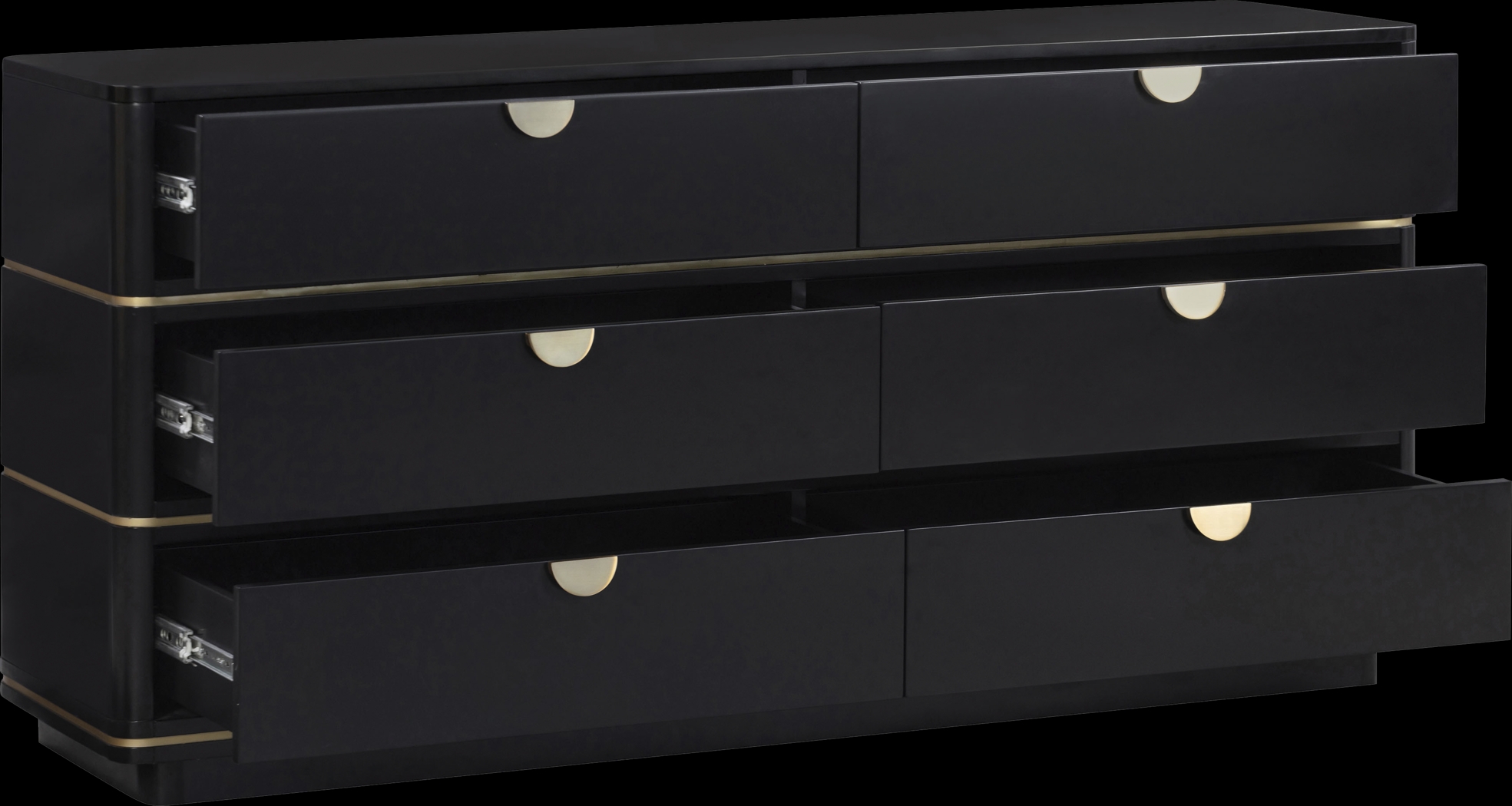 Purdon Black Dresser - Thumbnail - Image 4