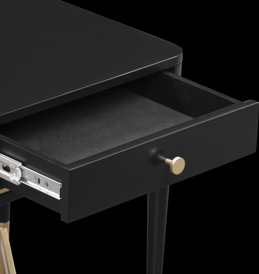 Purdon Black Nightstand - Thumbnail - Image 7