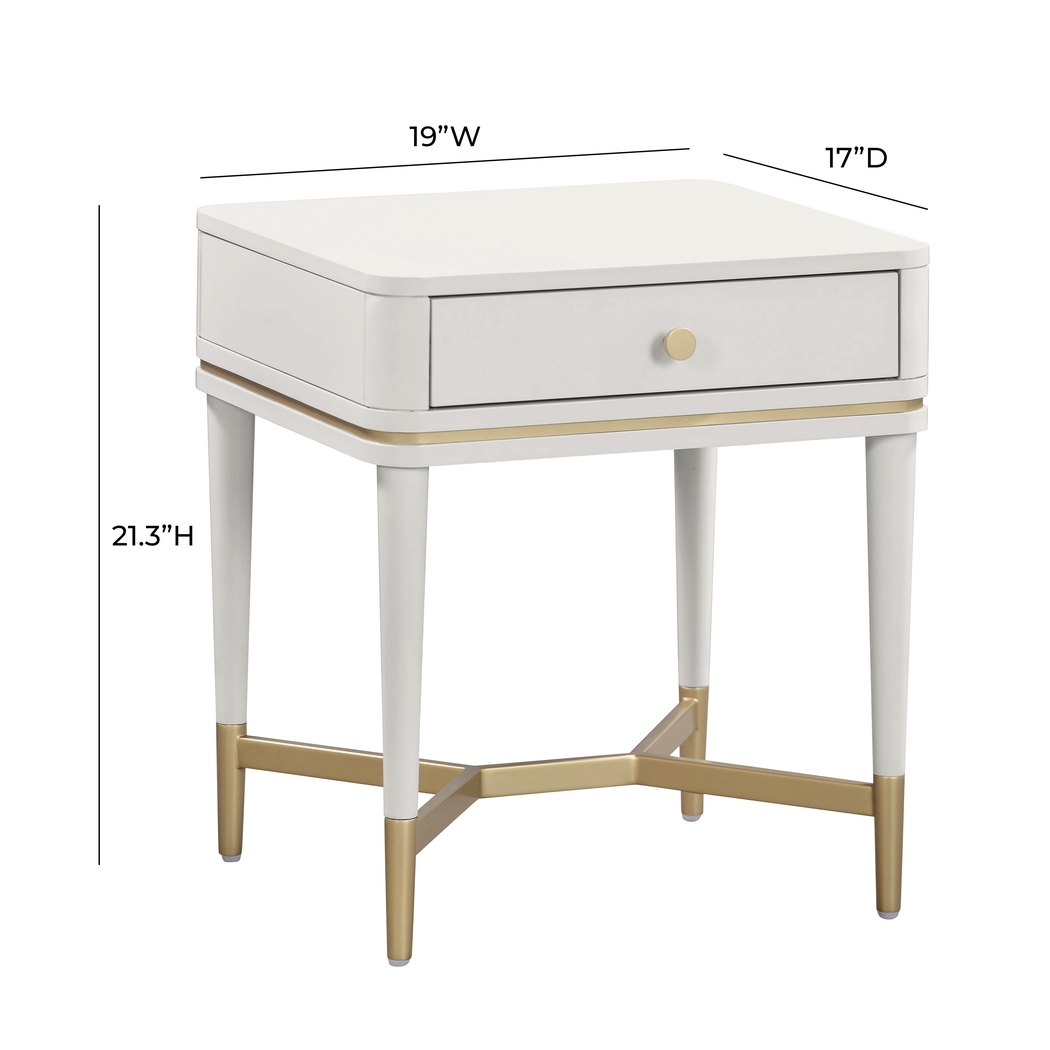 Purdon Cream Nightstand - Thumbnail - Image 8