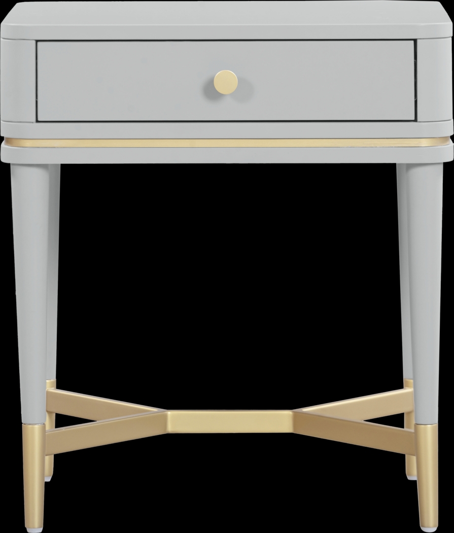 Purdon Gray Nightstand - Thumbnail - Image 3