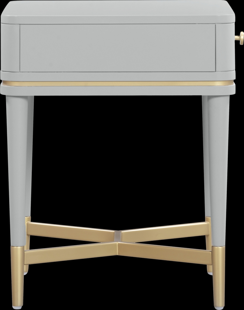 Purdon Gray Nightstand - Thumbnail - Image 4