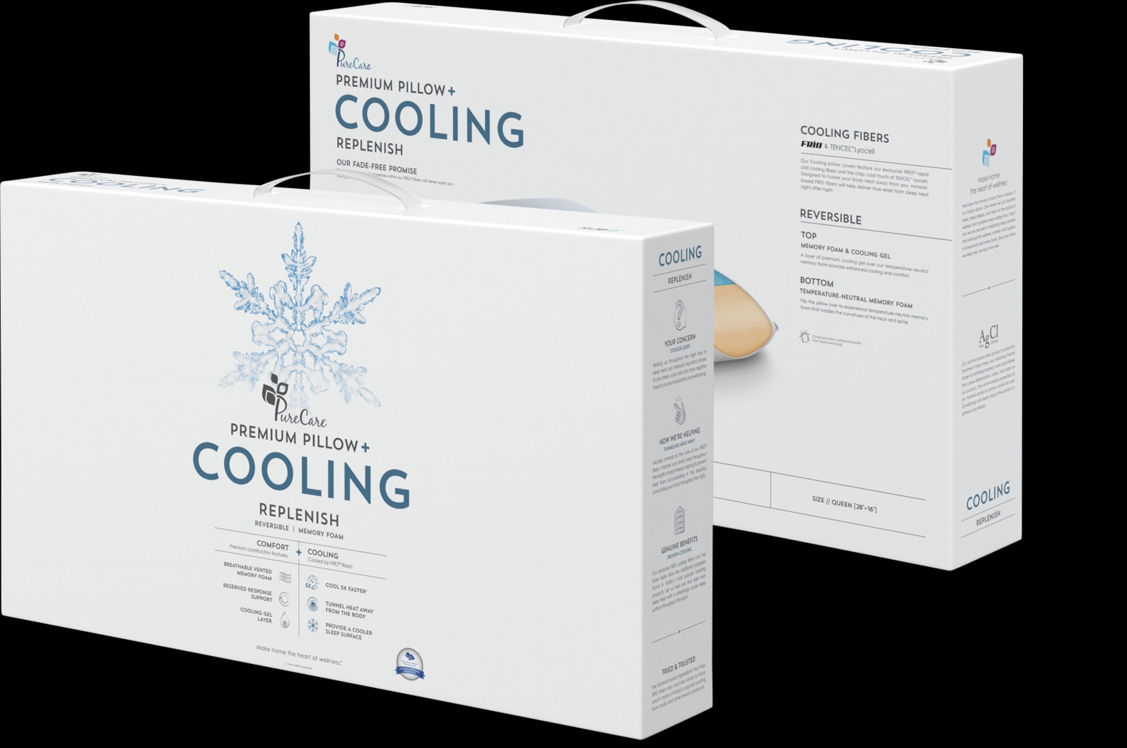 PureCare Cooling Replenish King Pillow - Thumbnail - Image 5