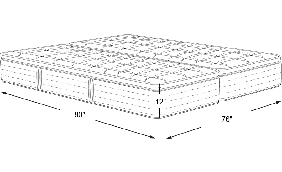 Dimension Image. Please refer to the Dimension Tab on this page for dimension details.