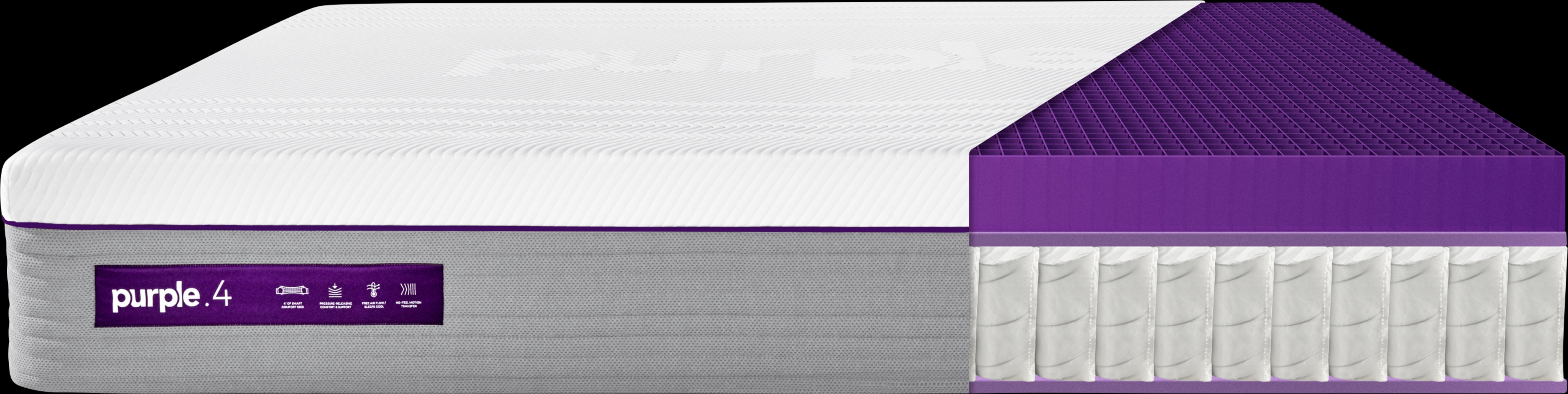 Purple Hybrid Premier 4 California King Mattress - Thumbnail - Image 3