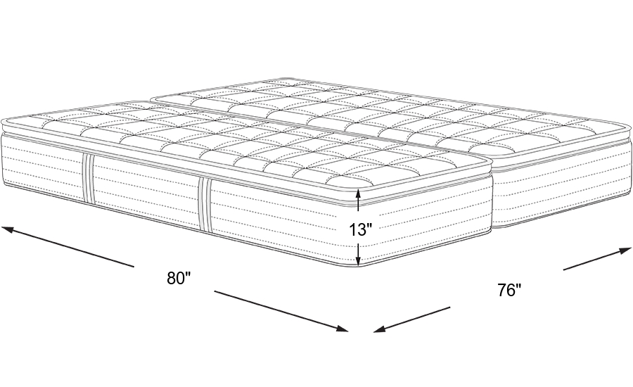 Dimension Image. Please refer to the Dimension Tab on this page for dimension details.