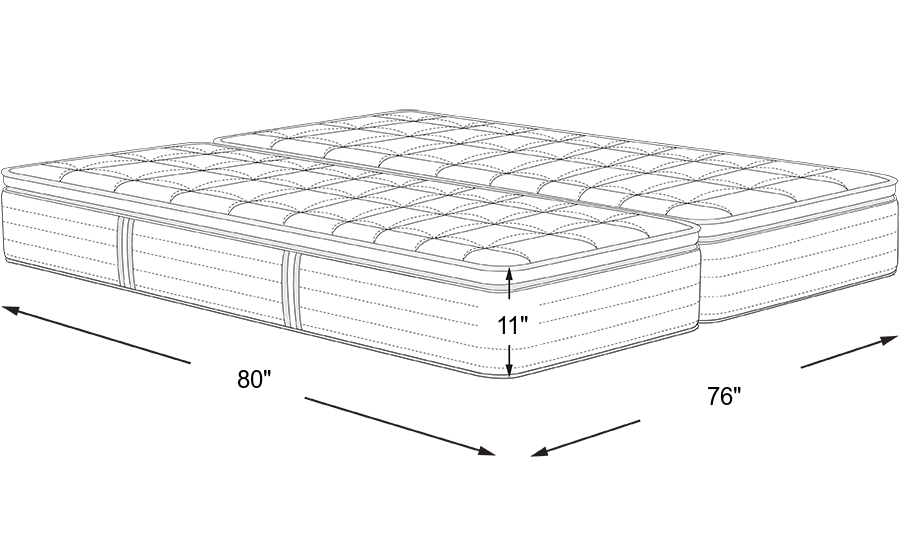 Dimension Image. Please refer to the Dimension Tab on this page for dimension details.