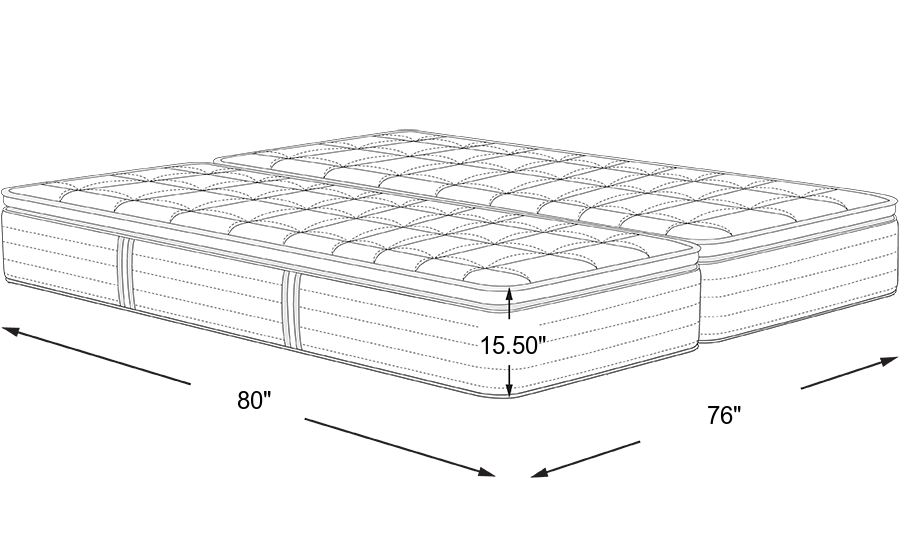 Dimension Image. Please refer to the Dimension Tab on this page for dimension details.
