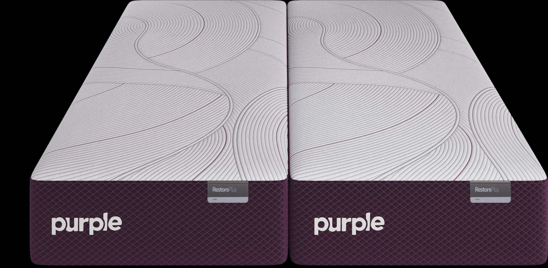 Purple Restore Plus Firm Split King Mattress (2 TWXL) - Thumbnail - Image 2