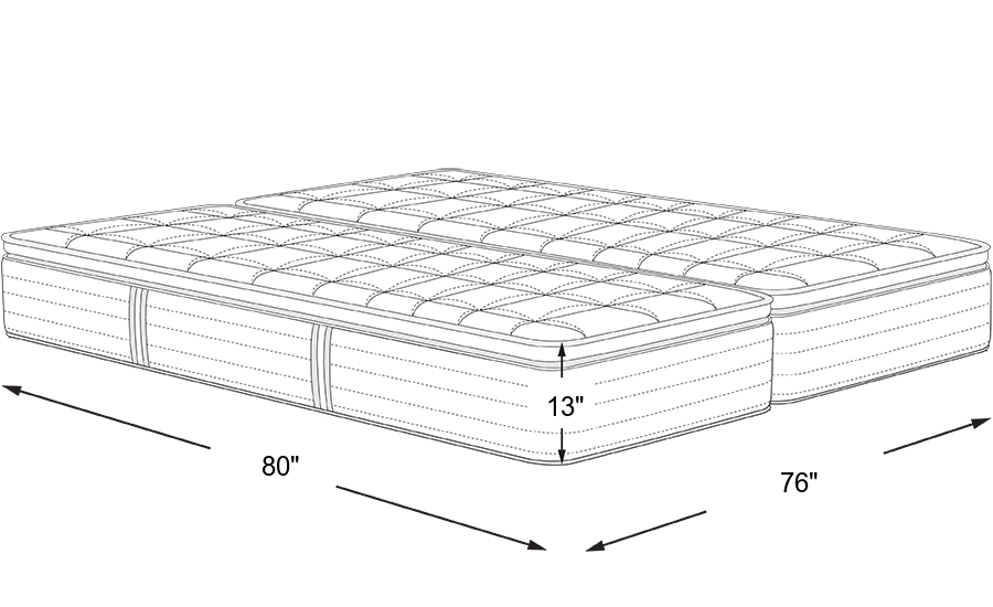 Dimension Image. Please refer to the Dimension Tab on this page for dimension details.