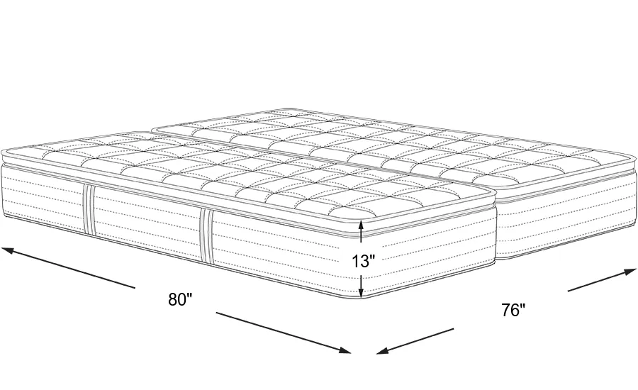 Dimension Image. Please refer to the Dimension Tab on this page for dimension details.